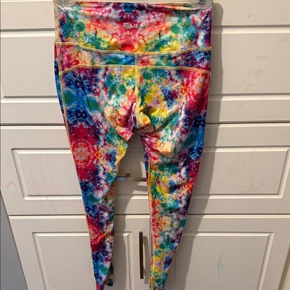 Colorful Tie-Dye Kids Leggings - Picture 2 of 4
